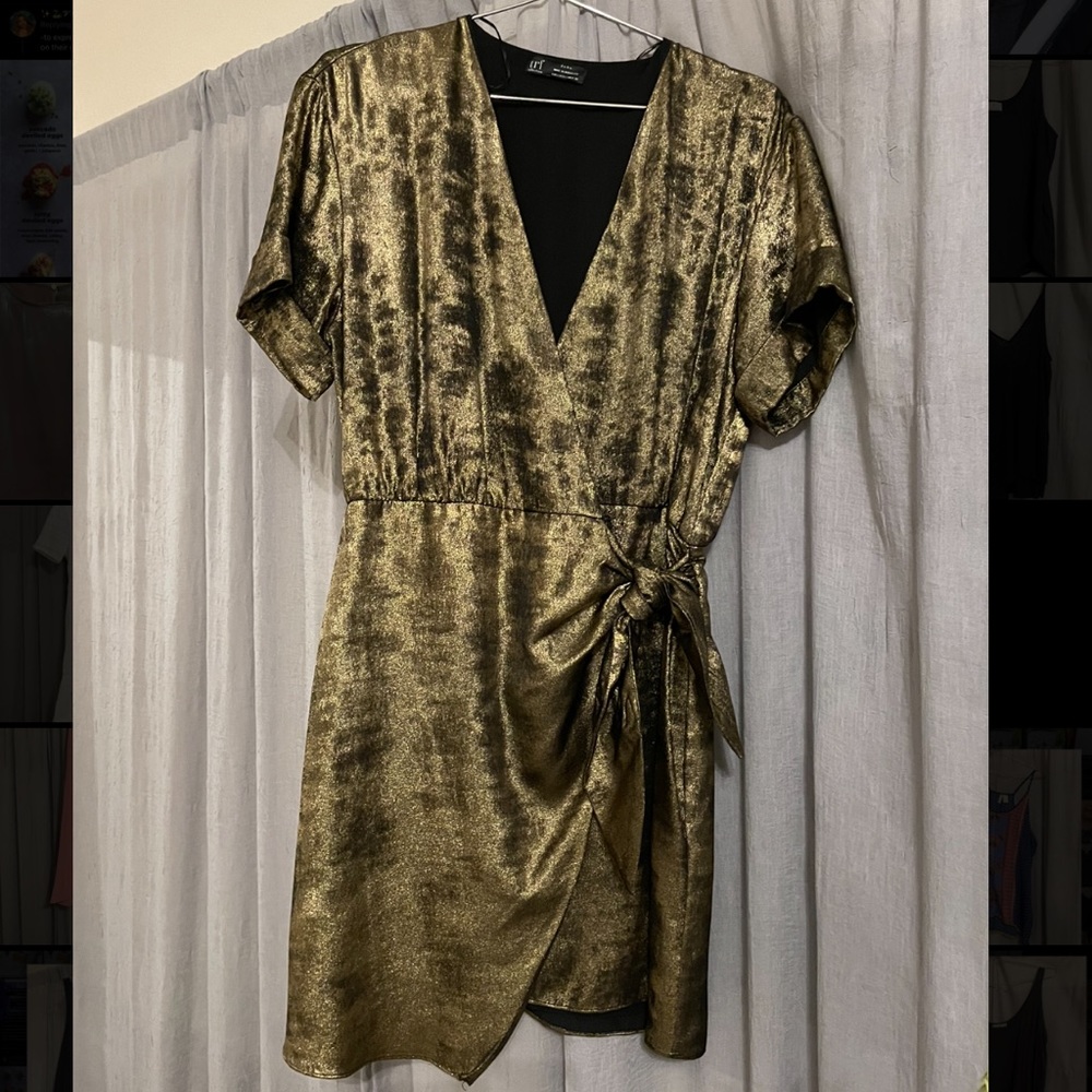 Gold Zara Dress